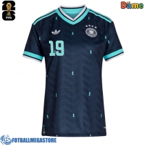 Fotballdrakt Dame Tyskland Leroy Sane #19 Bortedrakt VM 2026 Kortermet